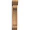 Ekena Millwork Legacy Slat Smooth Bracket w/ Offset Brace, Western Red Cedar, 7 1/2"W x 28"D x 40"H BKT0806X28X40LEC06SWR - alternate 4